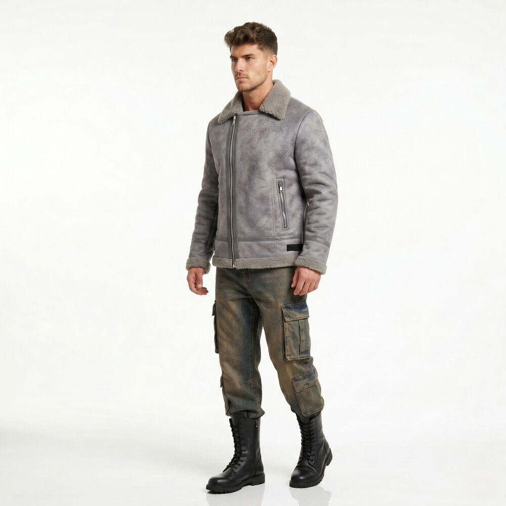 Chaqueta Aviadora Hombre Ecocuero Hombre Stephano image number 1.0