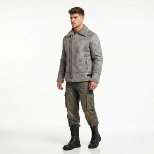 Chaqueta Aviadora Hombre Ecocuero Hombre Stephano