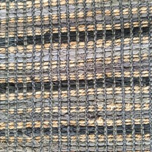 Alfombra De Yute Gris/negro Grande 2,9 X 2,o Mts