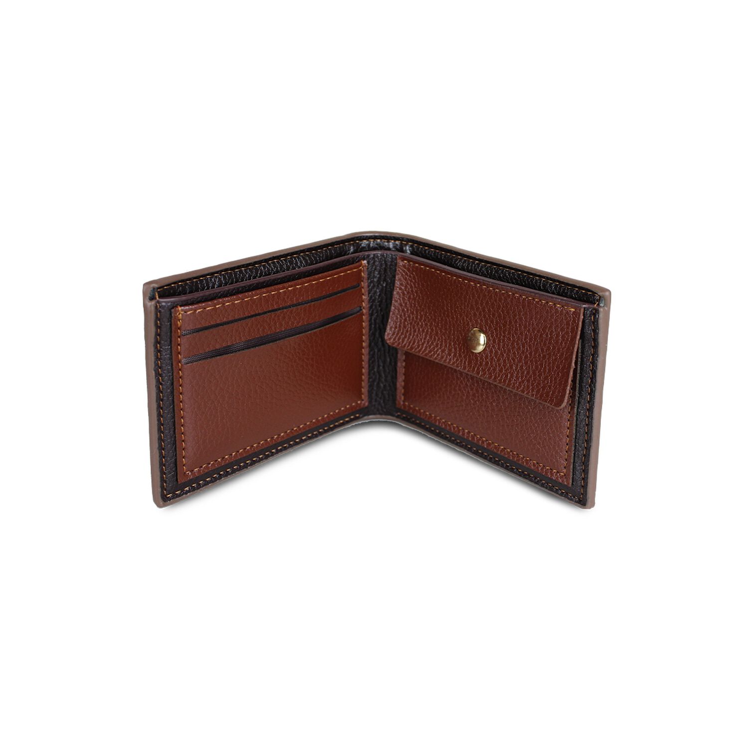 Billetera De Hombre Le&oacute;n Caf&eacute; Oscuro Carven Paris image number 2.0