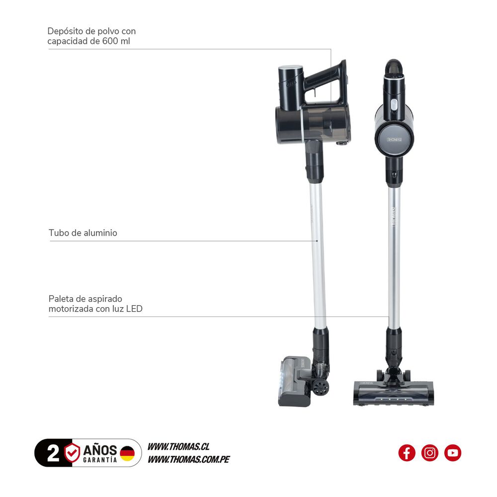 Thomas Stick SimpleClean 250 TH-1027 Negro, foto 6