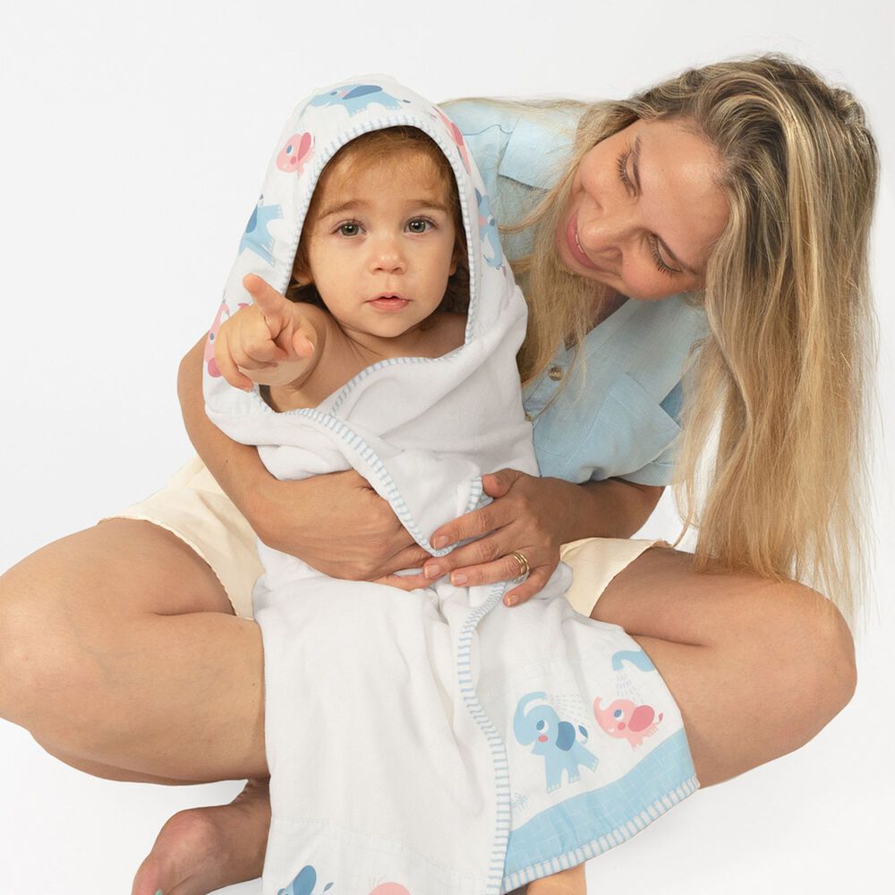 Set De Ba&ntilde;o Ducha Elefante Y Toalla Rosa Yookidoo image number 3.0