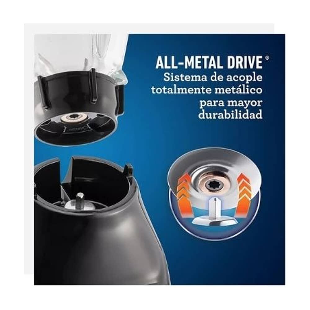 Licuadora Oster 2 Velocidades M&aacute;s Pulso Y Vaso De Vidrio Blstkagbpb image number 4.0