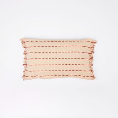 Funda Cojin Costuras Damasco 30 x 50 / Funda Cojin Relan