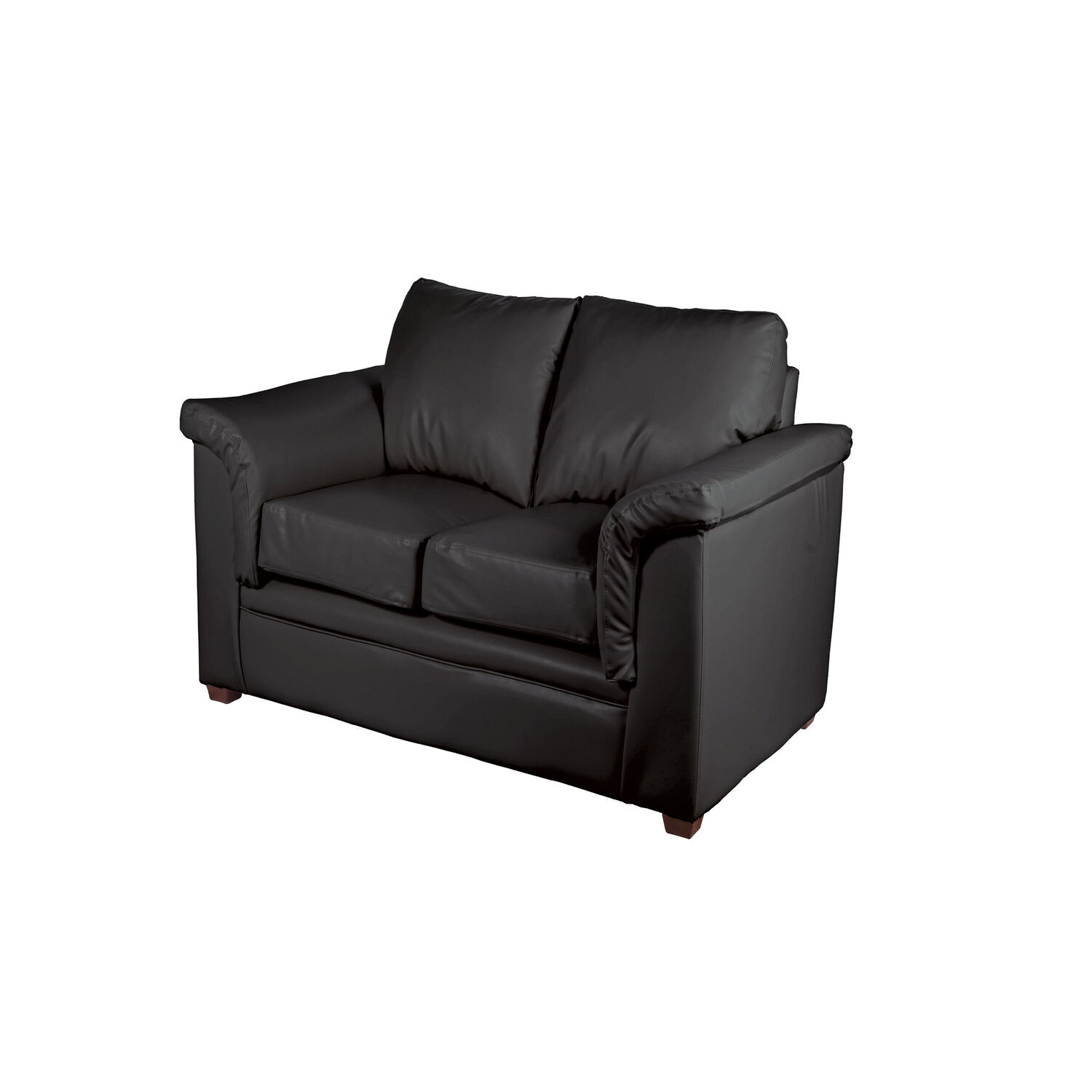 Sofa Ancona 2 Cuerpos Pu Grano Negro image number 1.0