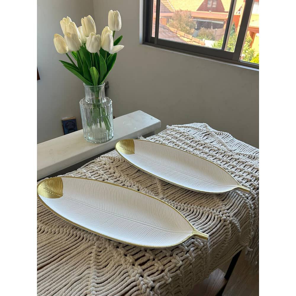 Set De 2 Bandejas Dise&ntilde;o Hojas image number 2.0