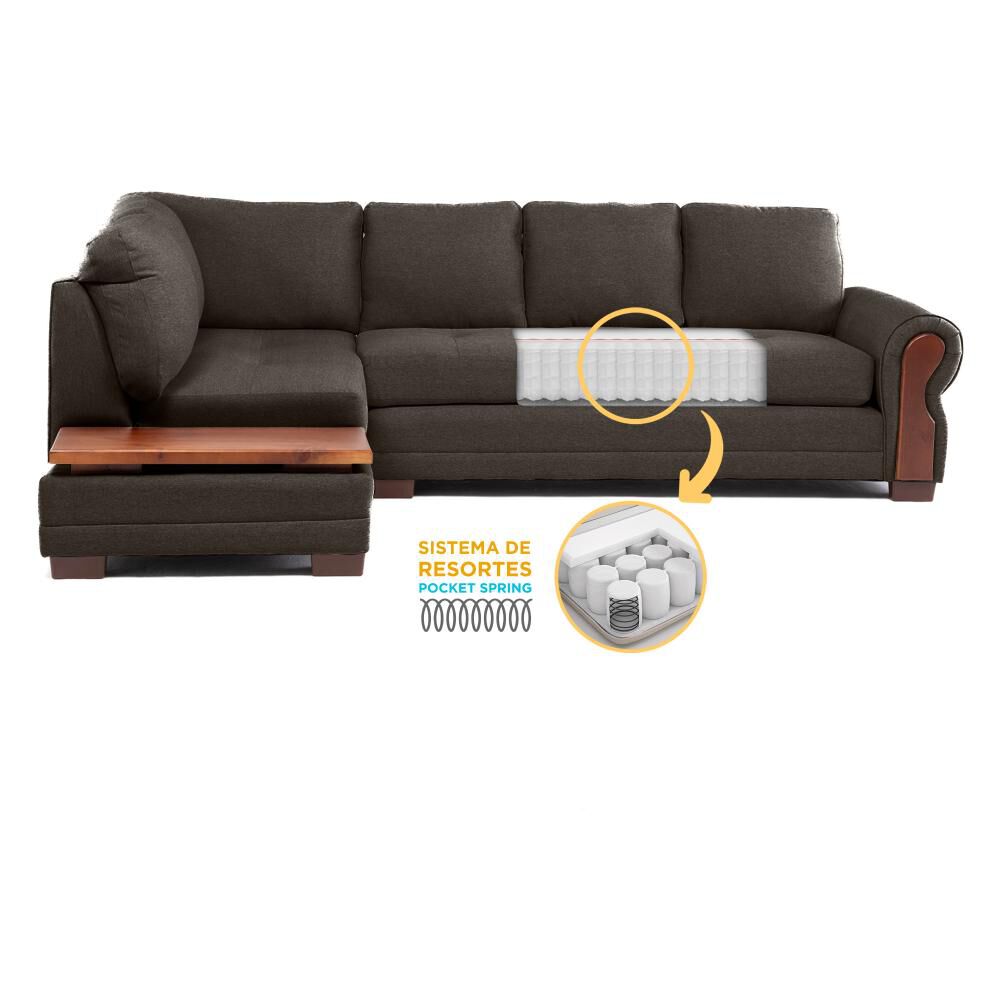 Sofá Seccional Living Factory Michigan Izquierdo / 5 Cuerpos image number 3.0