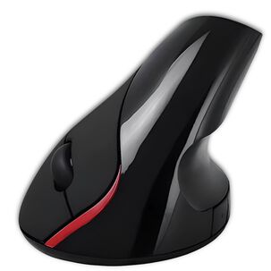 Mouse Vertical Inal&aacute;mbrico 2.4g Ergon&oacute;mico Aero Ergo Black