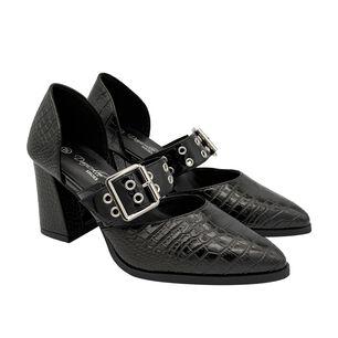 Zapato Para Mujer Puntiagudo Negro Danicolle