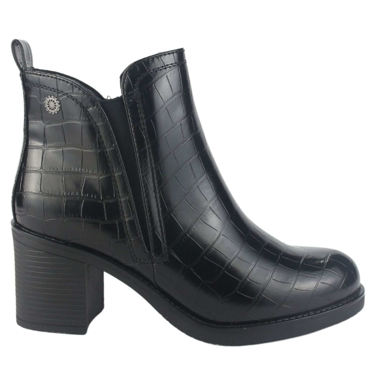 Botin Chalada Mujer Prata-6 Negro Casual image number 0.0
