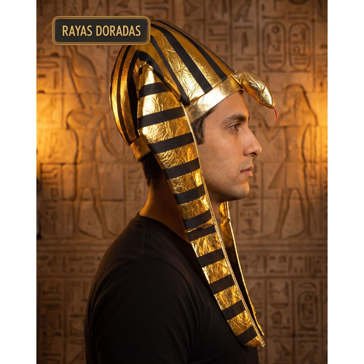Casco Sombrero De Fara&oacute;n Egipcio Accesorios De Cosplay image number 7.0