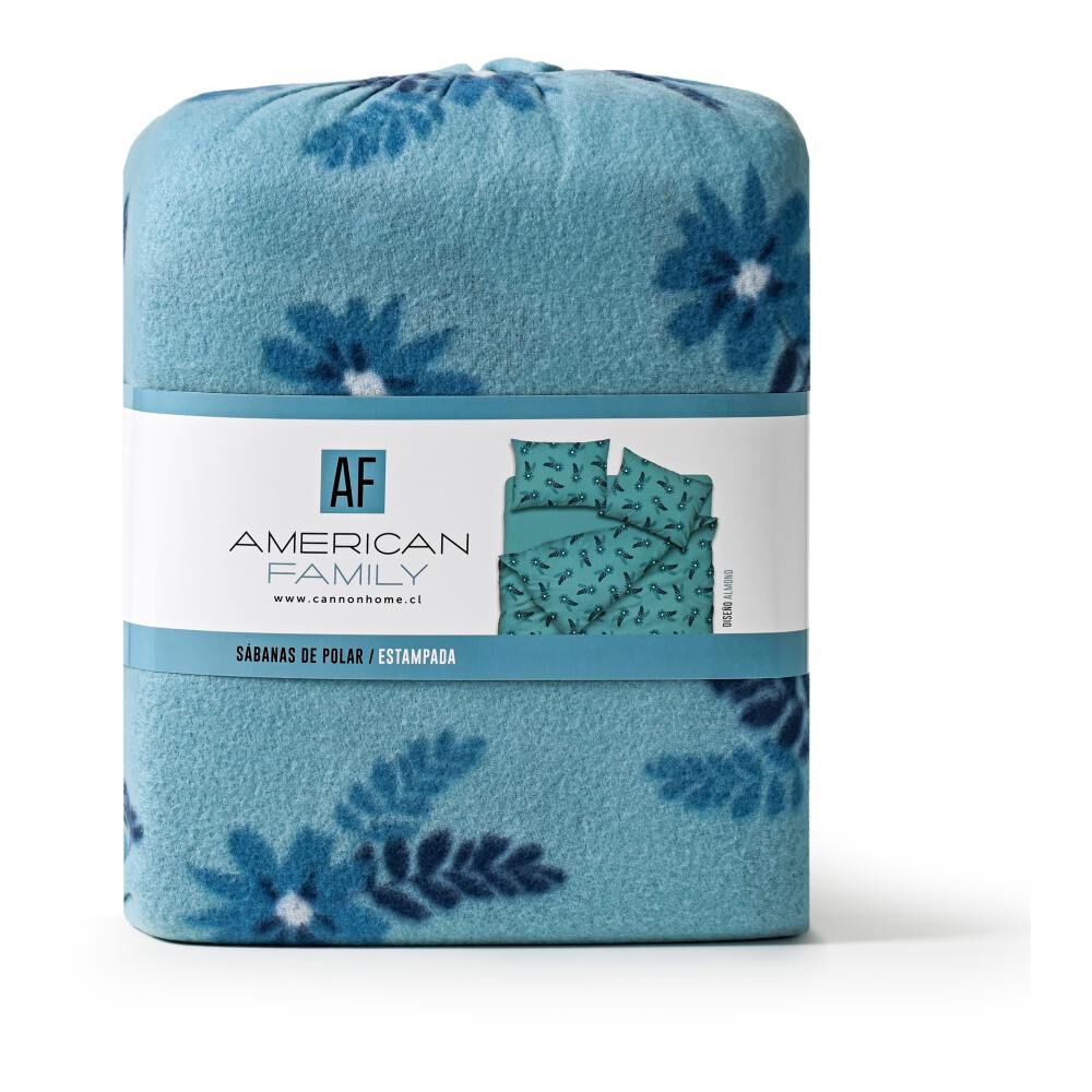 Juego De S&aacute;banas Polar American Family By Cannon Almond / 1 Plaza image number 3.0