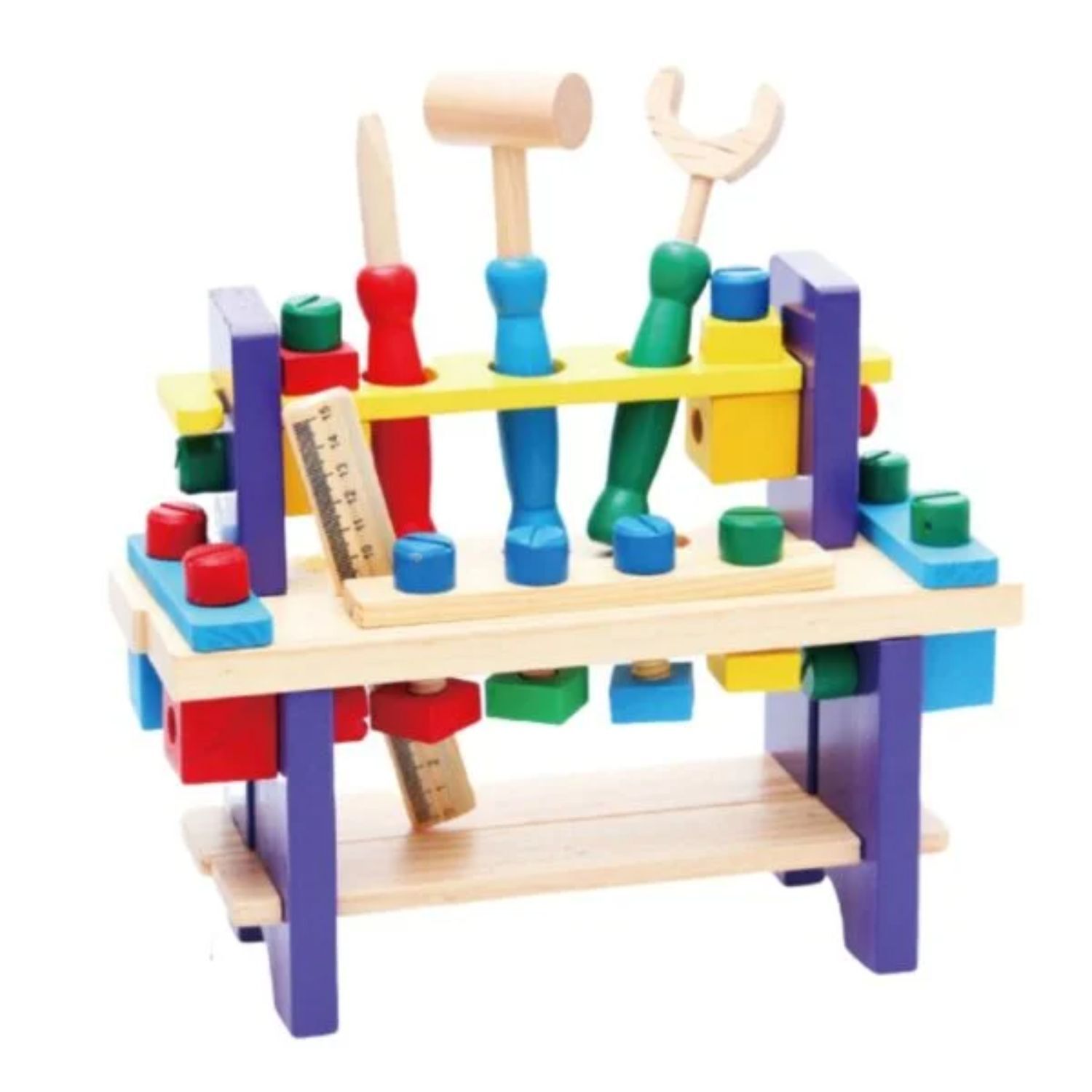 Banco De Herramientas De Madera Para Ni&ntilde;os De 3+ A&ntilde;os image number 0.0
