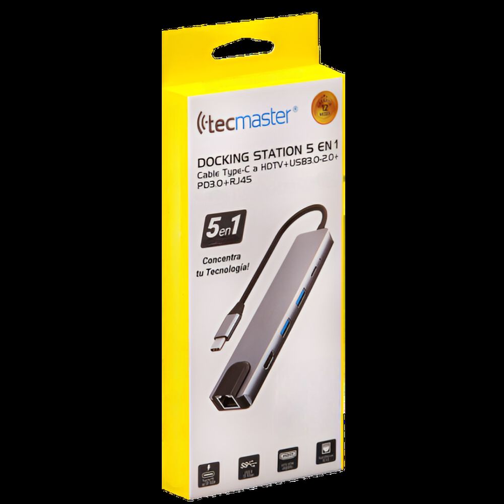 Docking Station Type-c 100w + Hdmi 4k+ Ethernet+ Hub Usb 3.0 image number 6.0