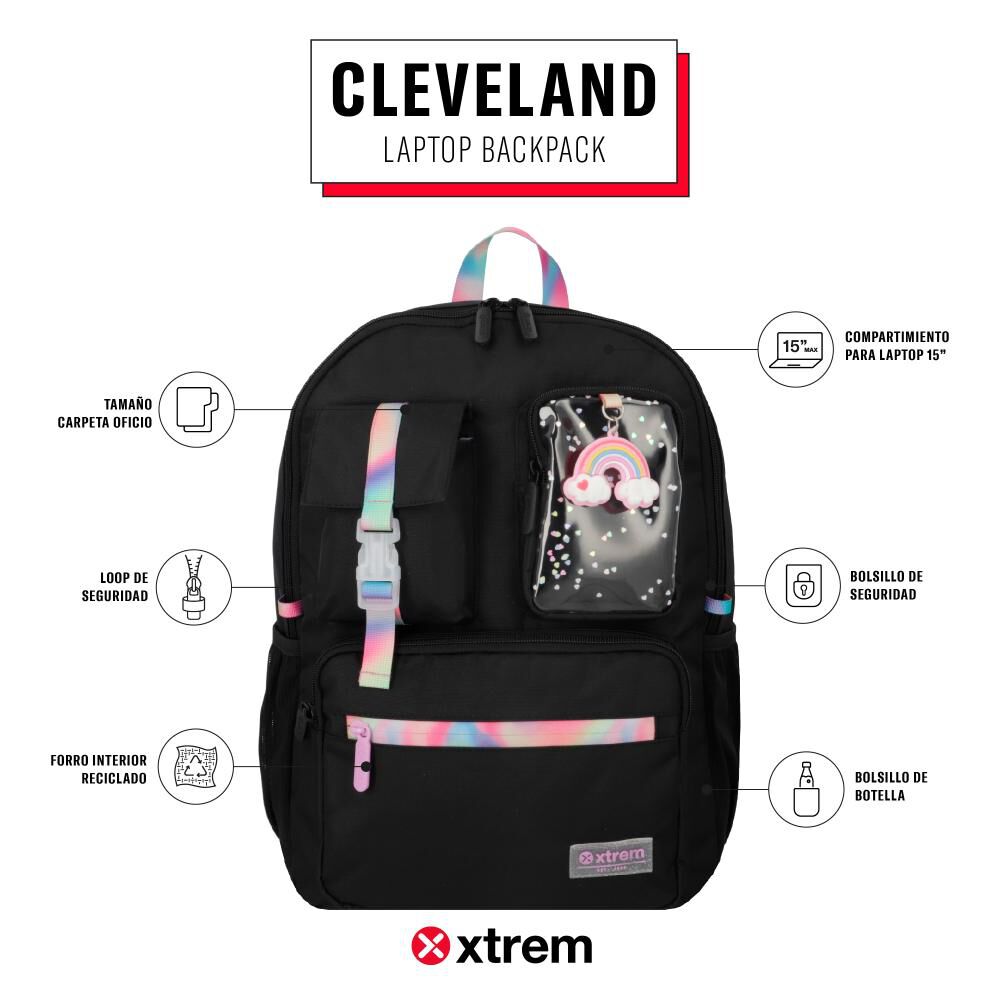 Mochila Notebook Xtrem Cleveland 5xt 15" image number 8.0
