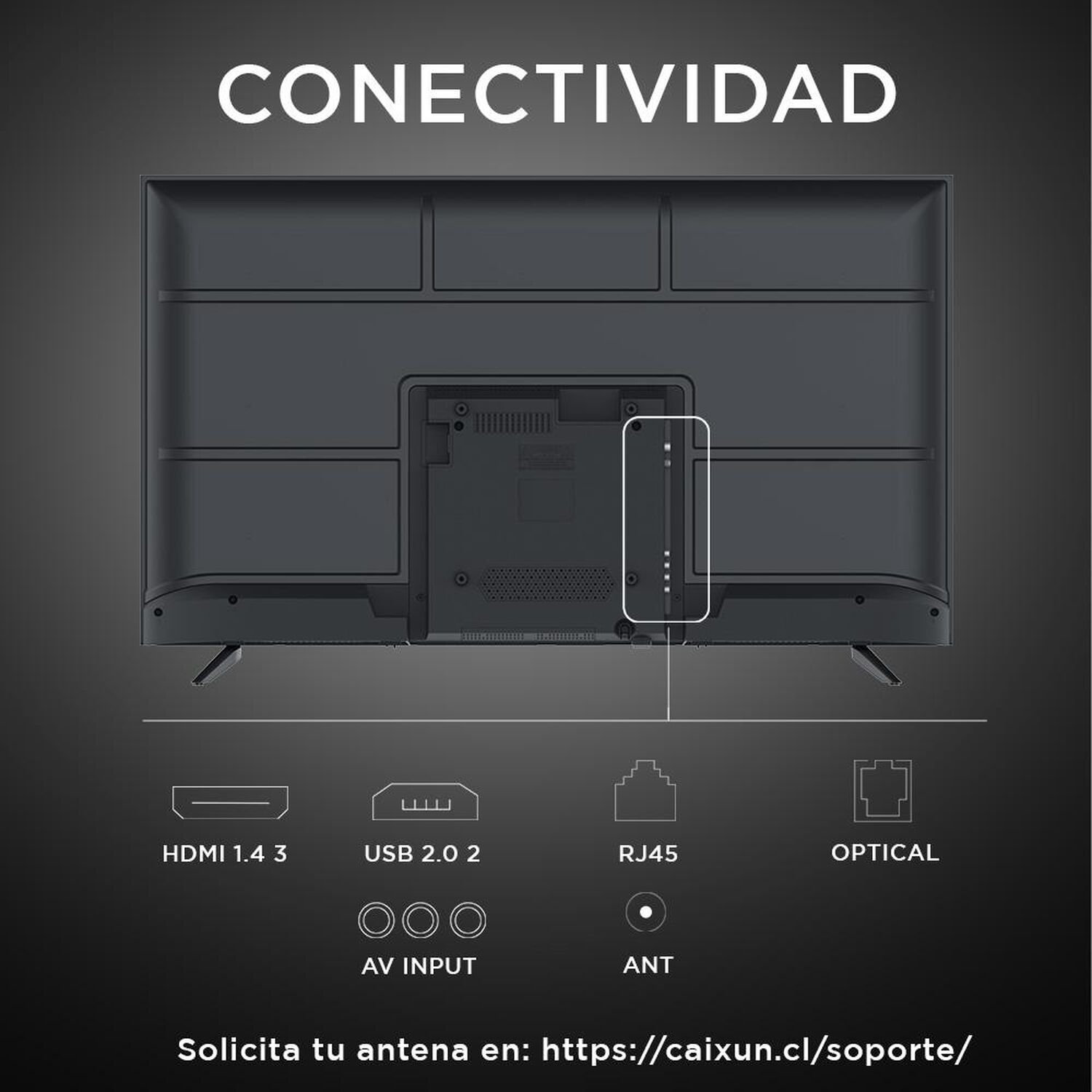Led 32" Caixun C32K1FG / HD / Smart TV image number 2.0