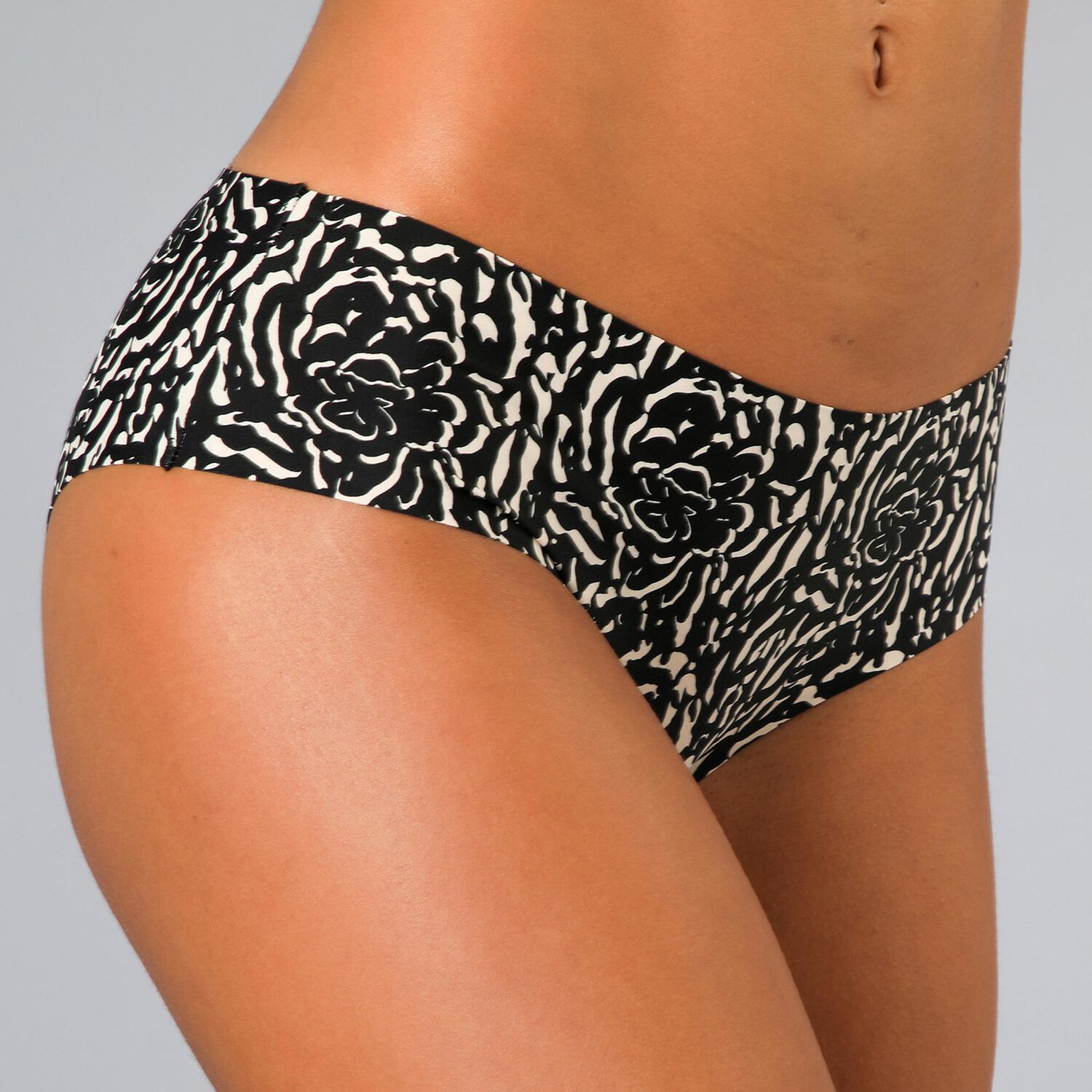 Pack 3x Pantaleta Micro Print Bonded Flores Mujer 25607-133 image number 2.0