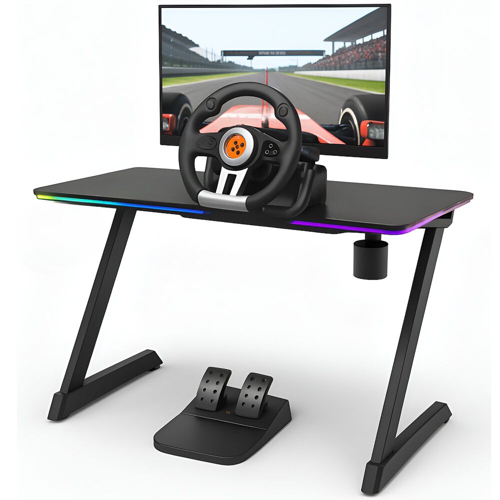 Kit Volante Con Pedales Krom K-wheel Premium Ps4 Xbox One Pc image number 6.0