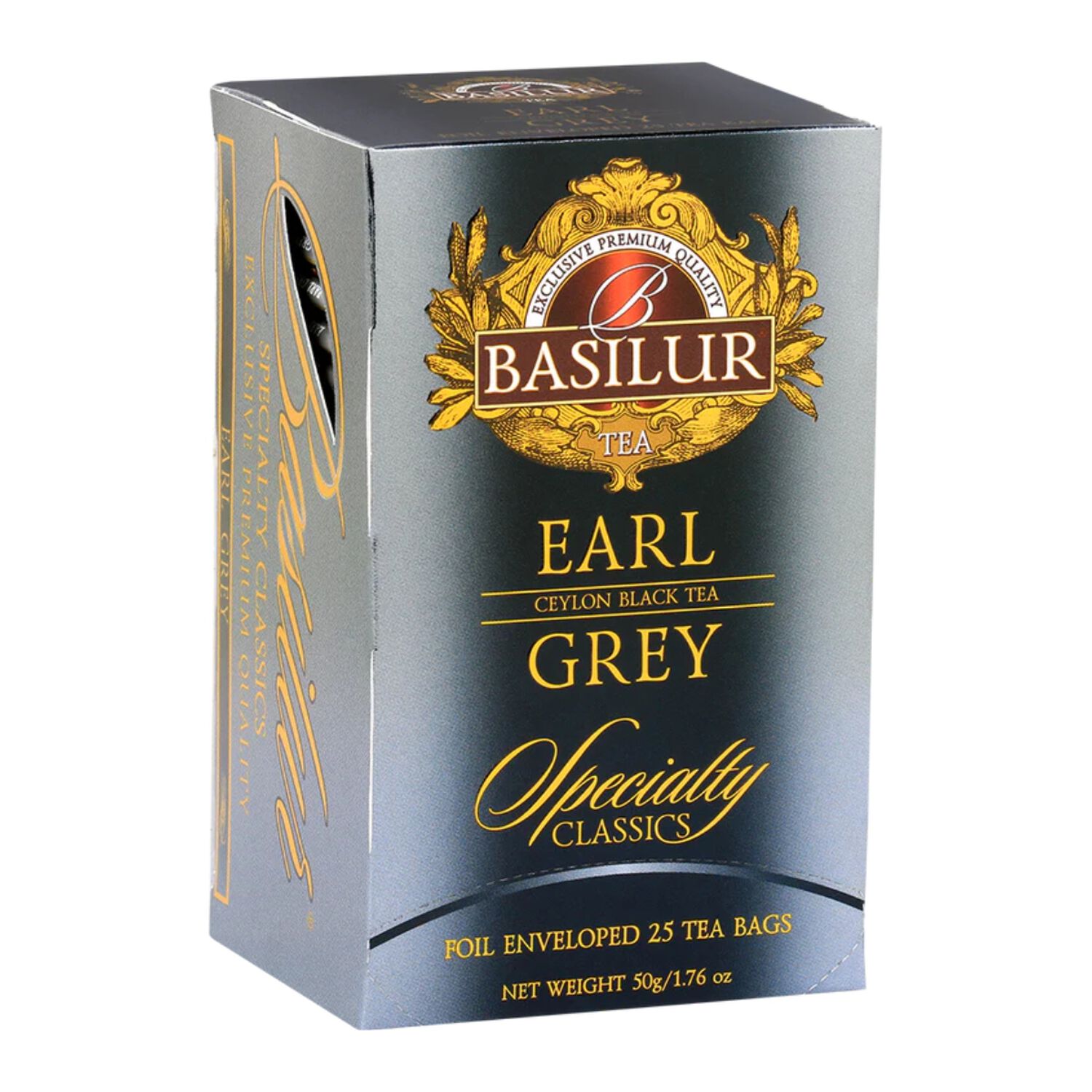 Te Negro Basilur Earl Grey Caja 25 Bolsas image number 0.0