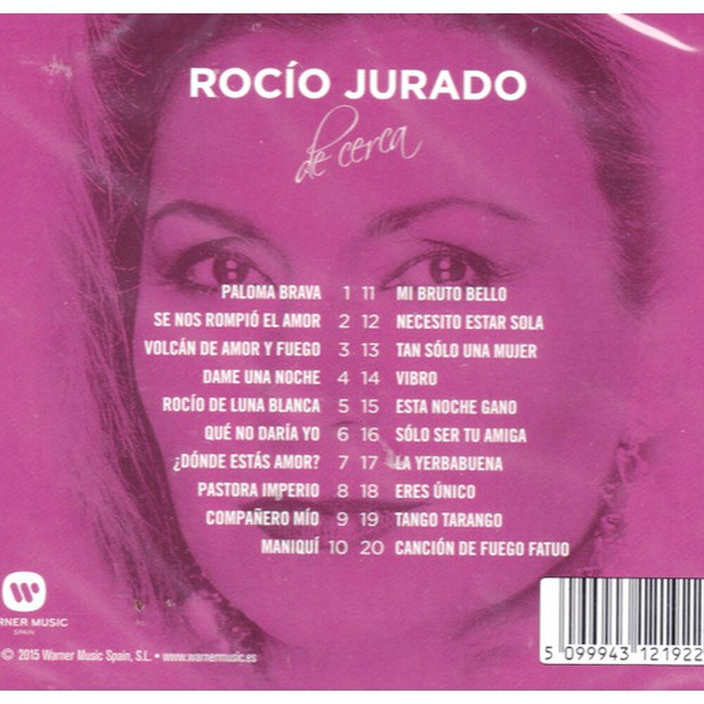 Rocio Jurado - De Cerca | Cd image number 1.0