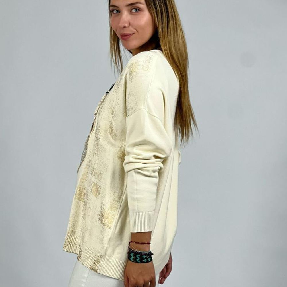Sweater Spandex Triple Corazón Con Brillos image number 5.0