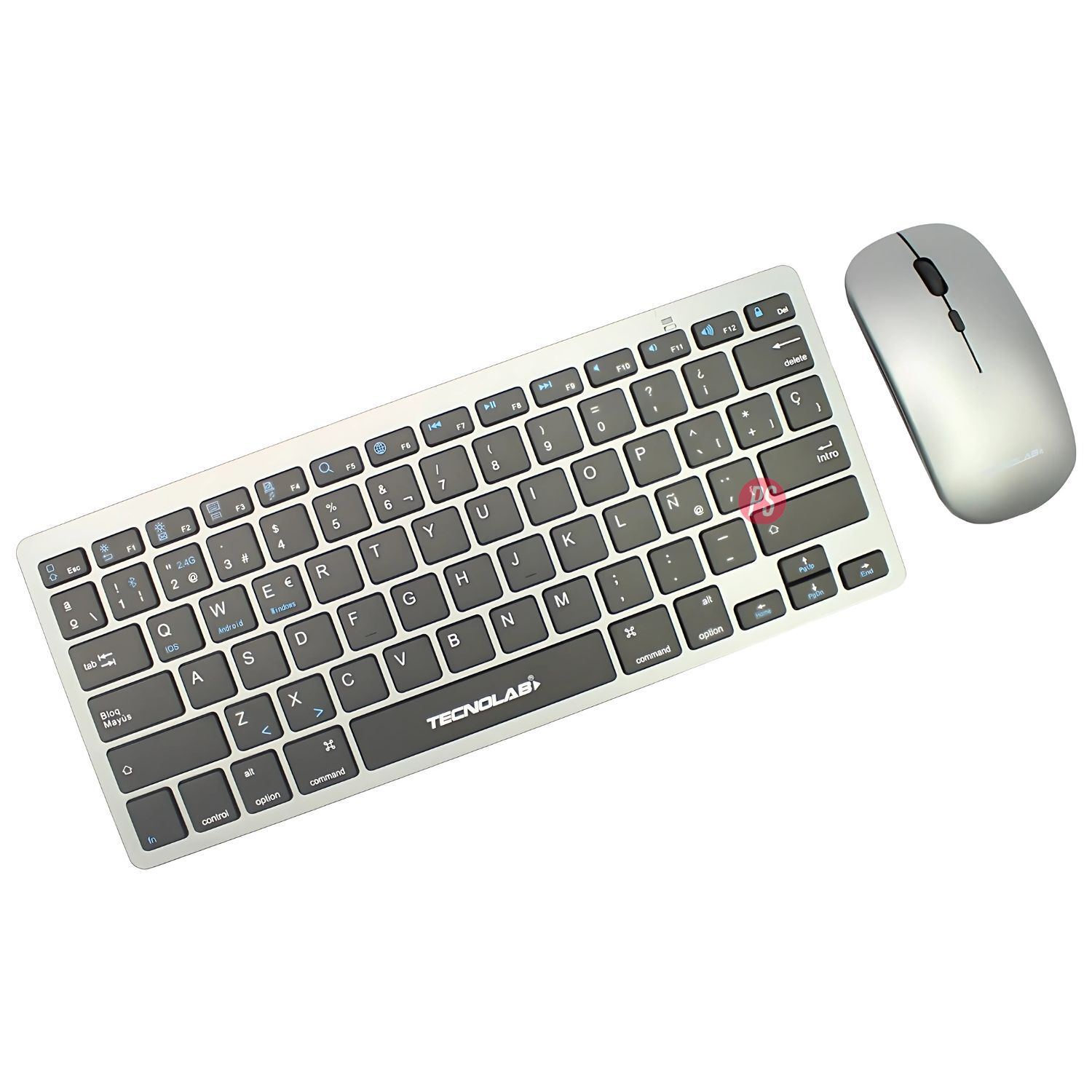 Kit Teclado + Mouse Inal&aacute;mbrico Usb-c Confortable - Ps image number 2.0