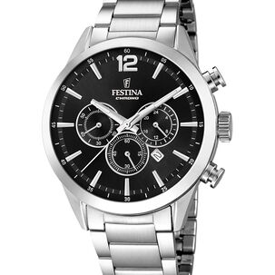 Reloj F20343/8 Festina Negro Hombre Timeless Chronograph