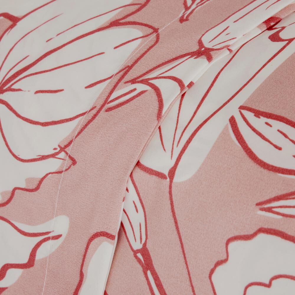 Juego De S&aacute;banas Belle Noite Burdeos / 1.5 Plazas image number 2.0