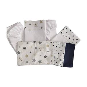 Pack De 2juego De Sabana Cuna Colecho Bebe 100x70