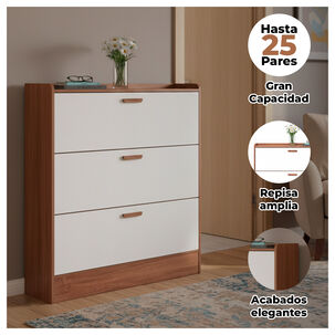 Zapatera Mueble Organizador 3 Niveles Xxl Para 25 Pares