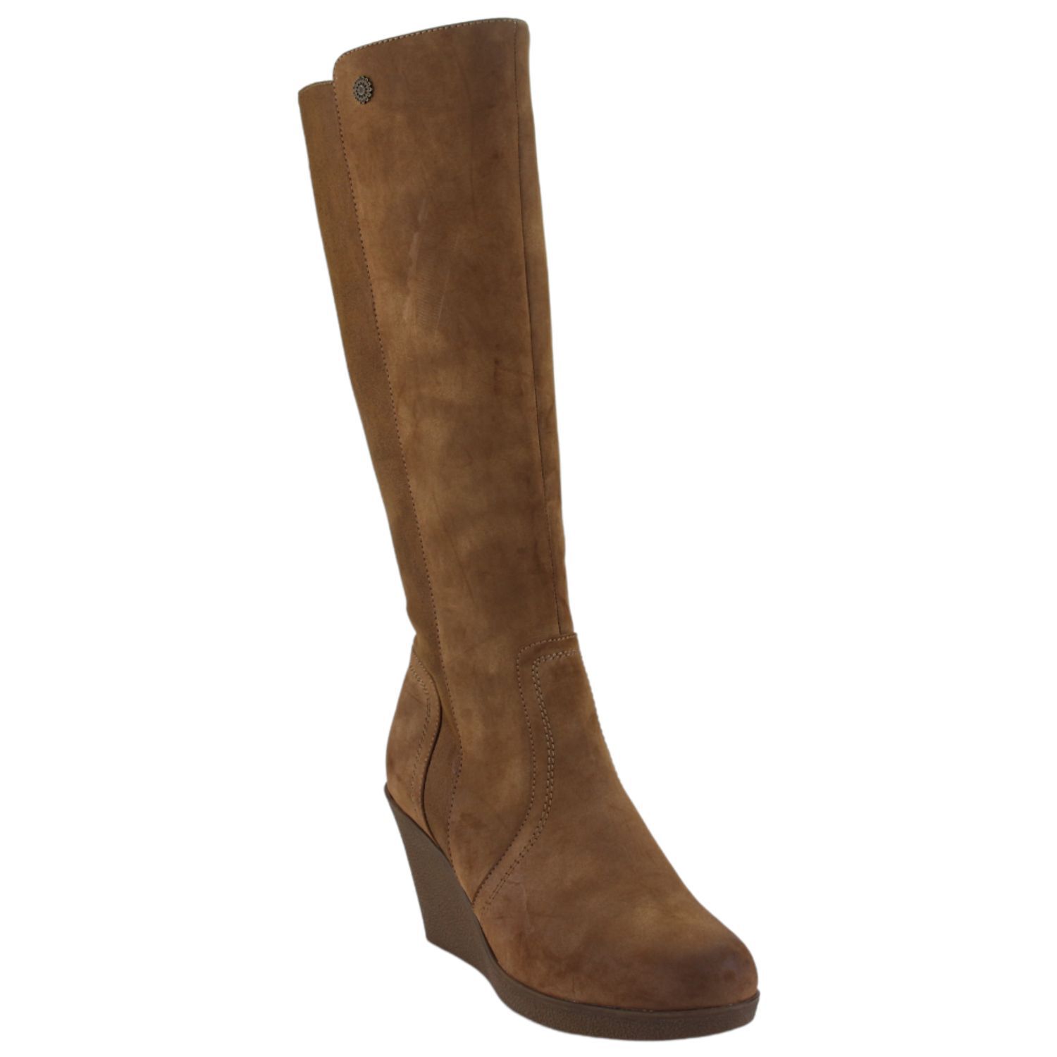 Bota Chalada Mujer Wedge-40 Camel Casual image number 2.0