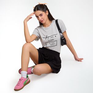 Polera Estampada Manga Corta Cuello Redondo Mujer Freedom