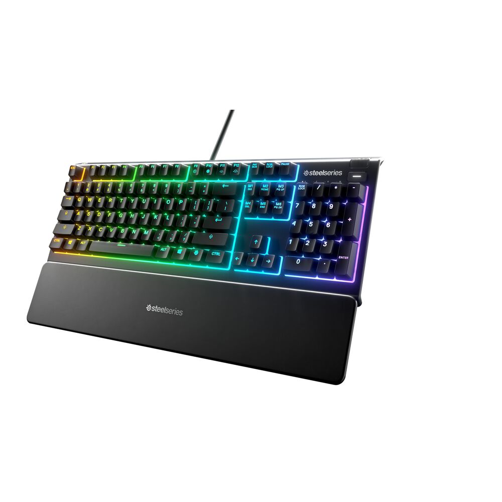 Teclado Gamer Mecánico Steelseries Apex 3 Negro Rgb Inglés image number 4.0