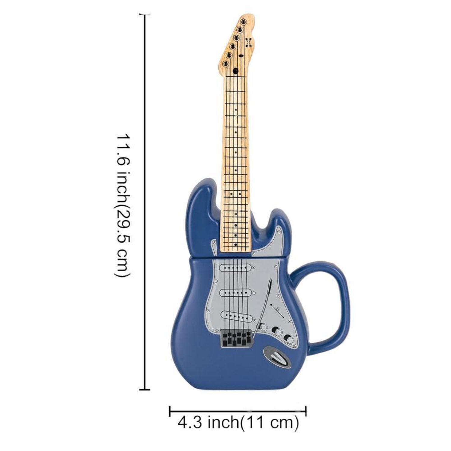Tazon Ceramica 3d Xl Guitarra Music Guitar Mug image number 2.0