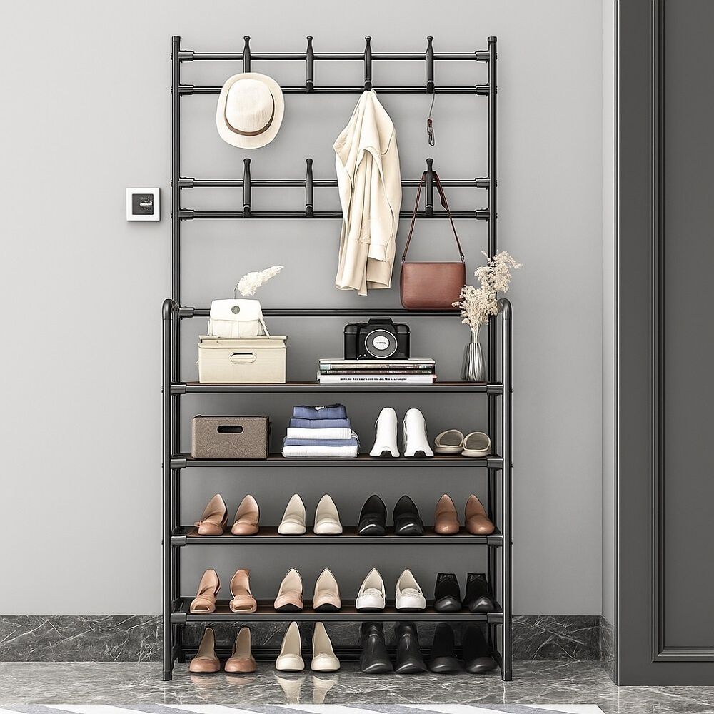 Organizador De Calzado Zapatos 5 Niveles Zapatero Perchero Color Blanco image number 5.0