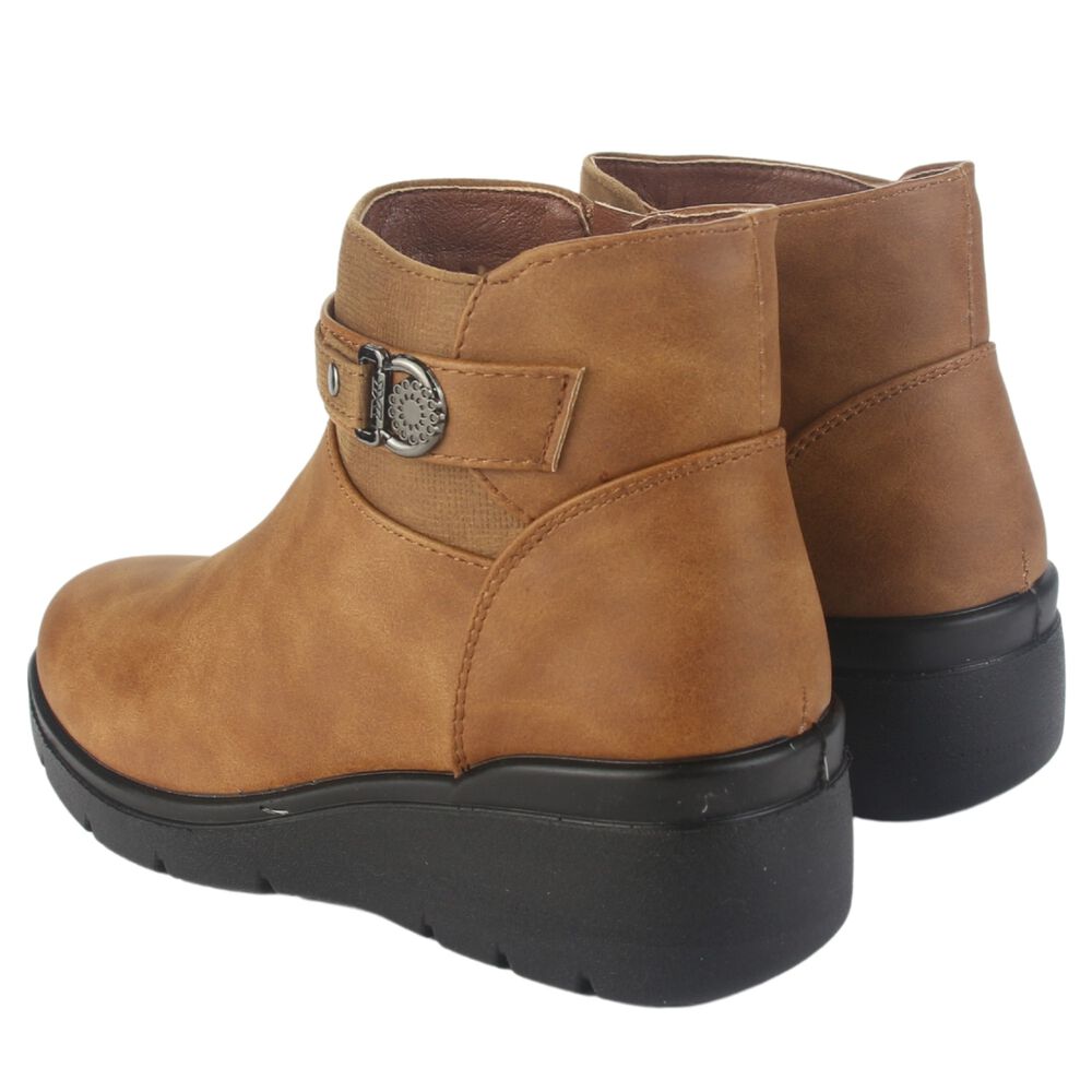 Botin Chalada Mujer Curve-5 Tostado Casual image number 5.0