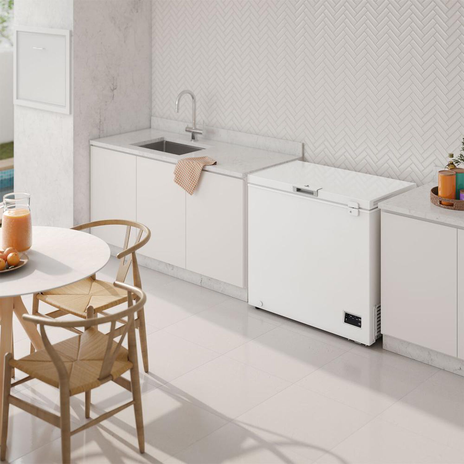 Freezer Horizontal Mademsa M200di / Fr&iacute;o Directo / 198 Litros / D image number 5.0