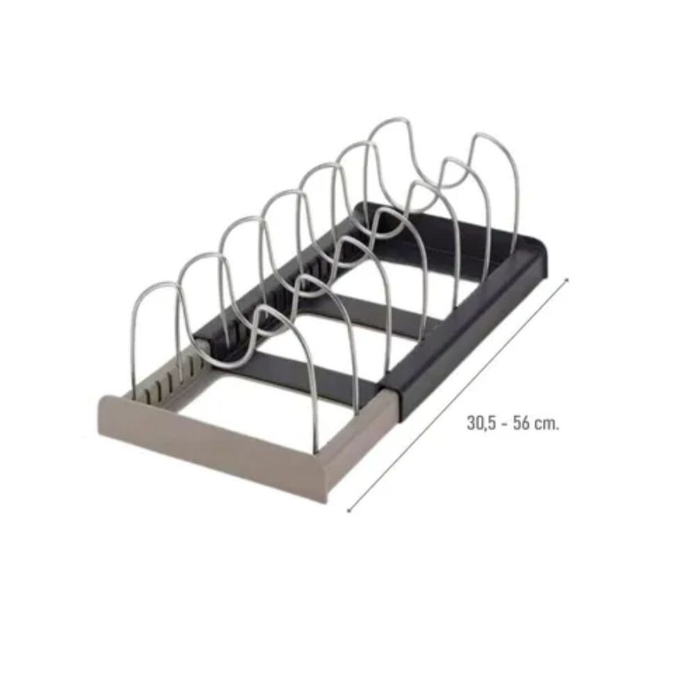 Rack Organizador Tapas Ollas Expandible Cocina Menaje Sart&eacute;n image number 1.0