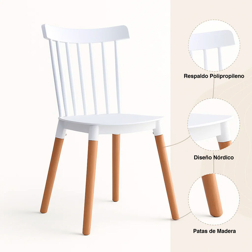 Silla Windsor - Blanca image number 4.0