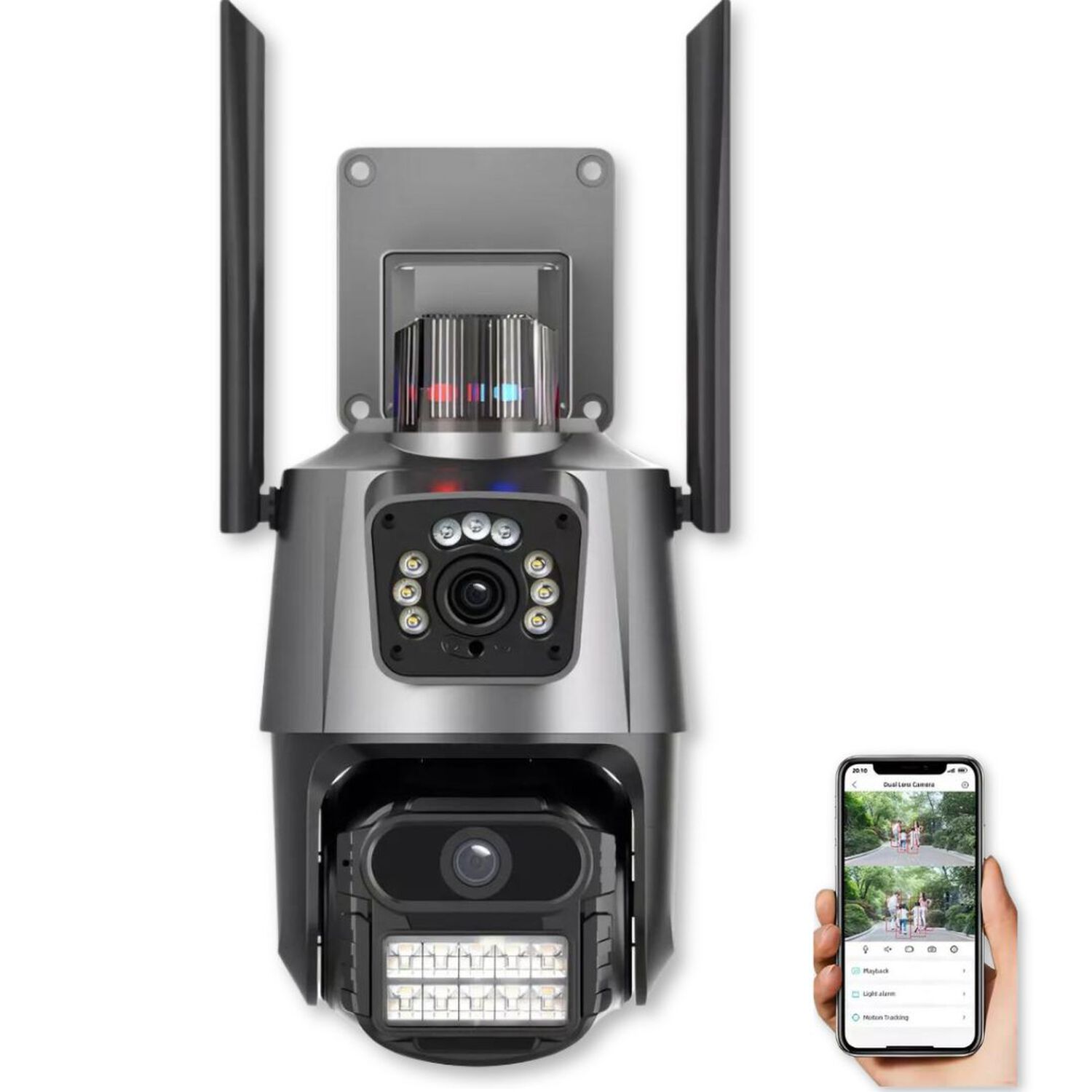 C&aacute;mara Domo Wifi Doble Lente Full Hd Alarma Seguimiento Hcl image number 1.0