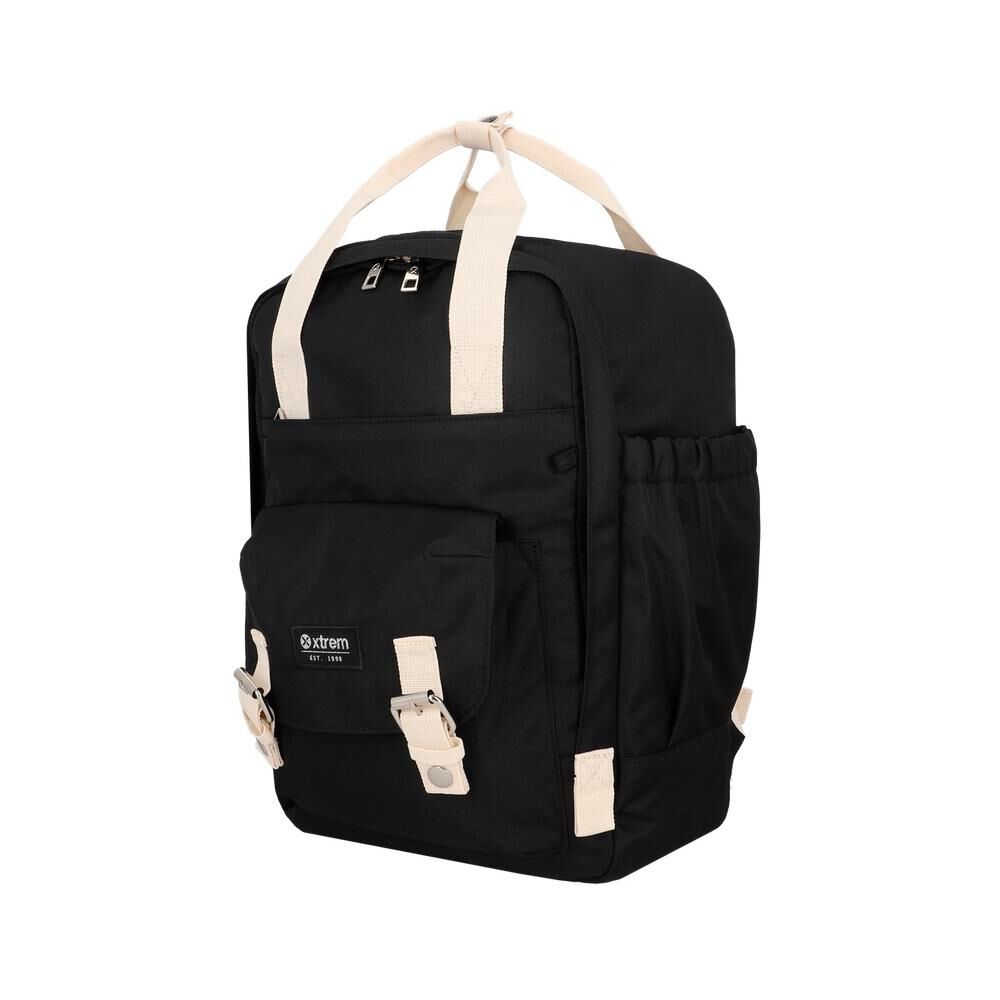 Mochila Notebook Xtrem Monroe 6xt Negro/beige 15" image number 1.0