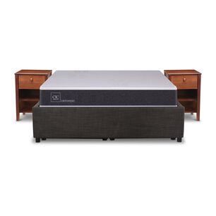 Cama Baúl Cic New Ortopedic / 2 Plazas / Base Normal + Velador