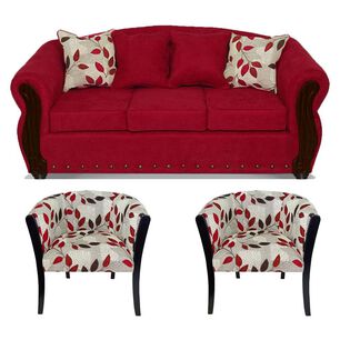 Juego De Living Elegant Detail Bartulcci / 5 Cuerpos