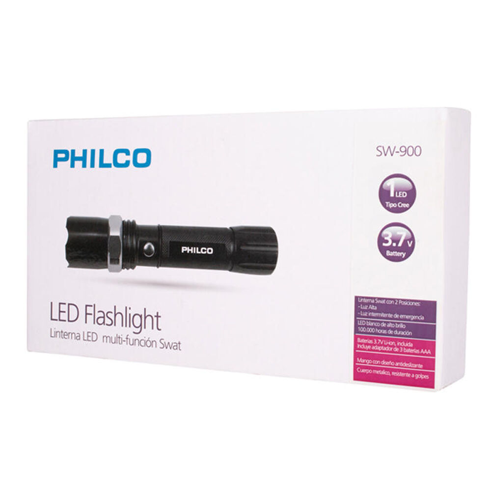 Linterna Led Philco Multifuncional Swat image number 1.0