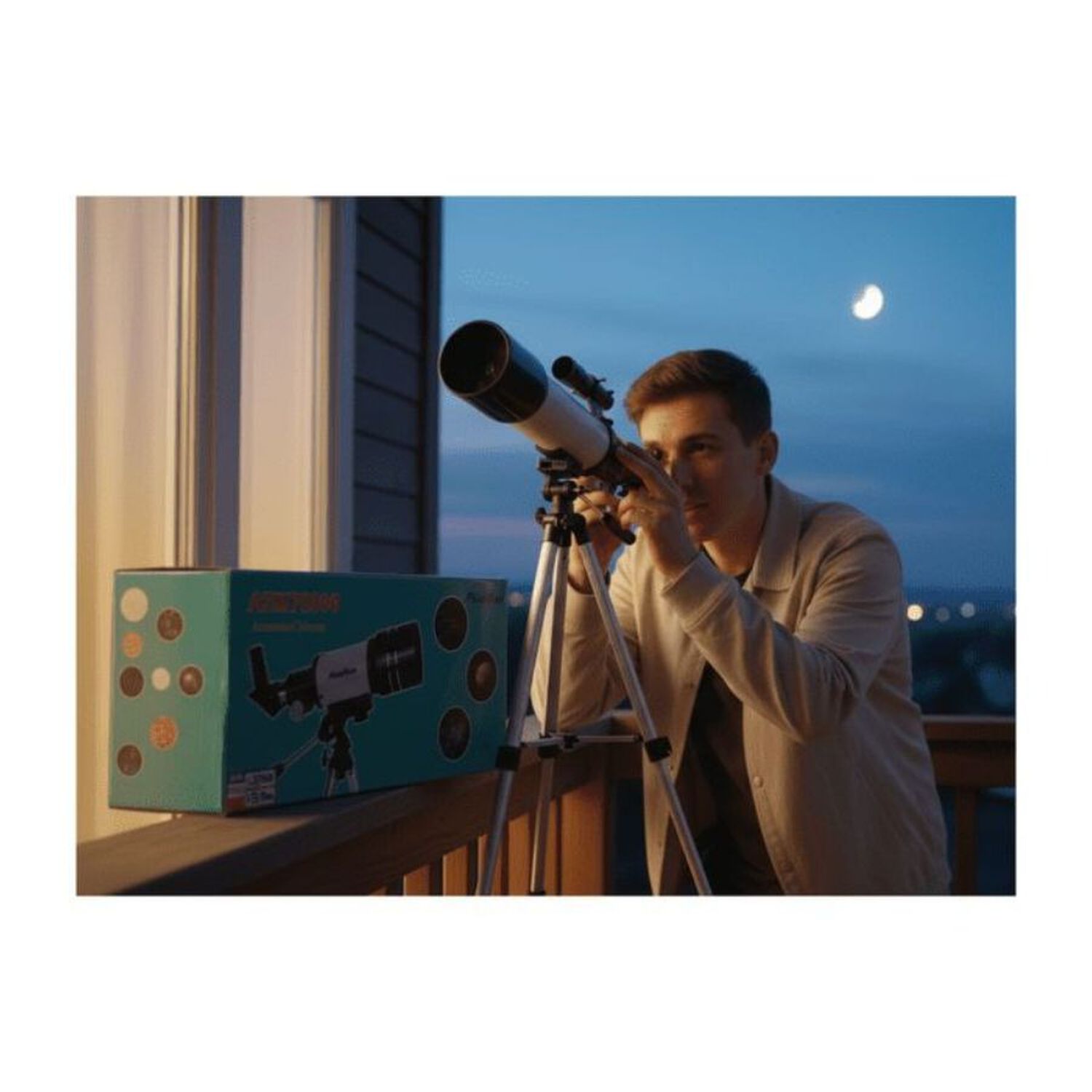 Telescopio Astronomico Profesional Azm70300 70mm image number 3.0