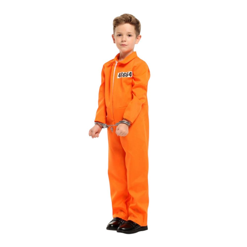 Disfraz Cosplay Convicto Prisionero Infantil Halloween image number 3.0