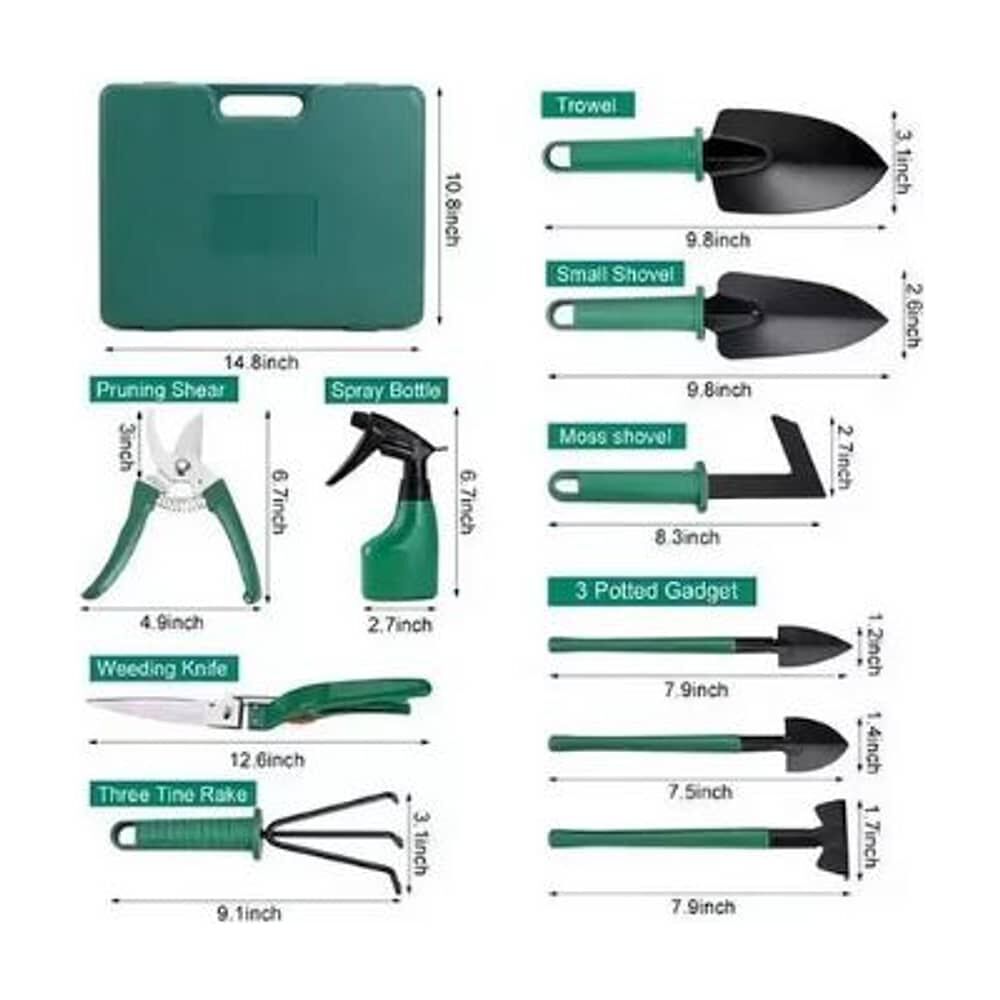 Set Jardineria Herramientas Rastrillo Pasto Tijera De Poda image number 6.0