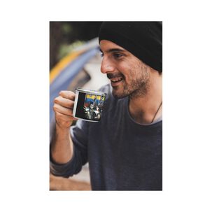 Taza Enlozada Lechera Kiss Banda Rock