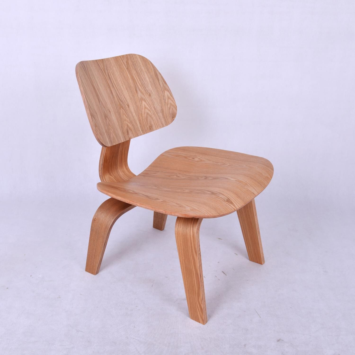 Silla Estilo Eames Madera Natural image number 2.0
