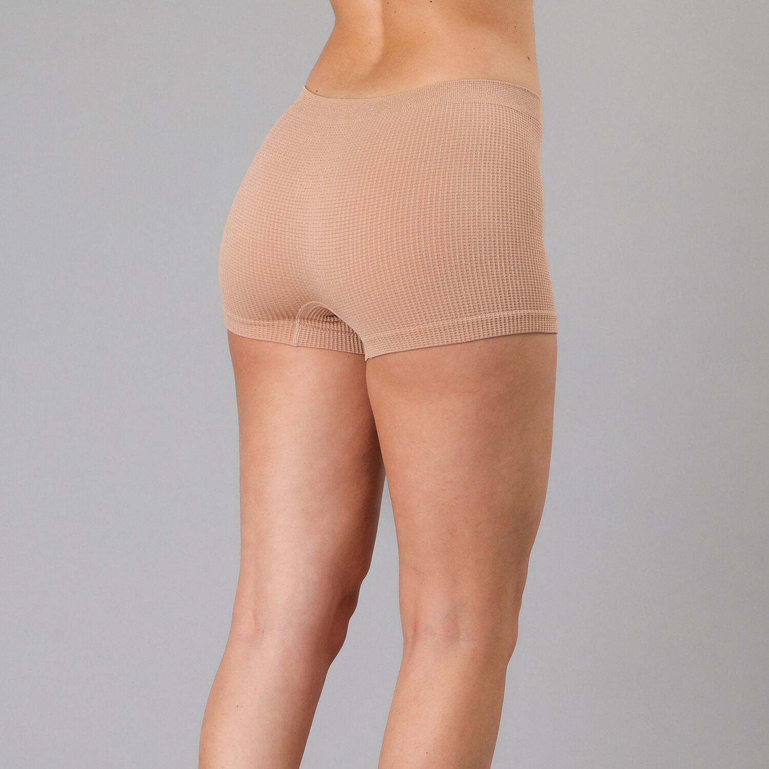 Pack Boyshort Rib Lurex Flores Mujer 25408-245 image number 1.0